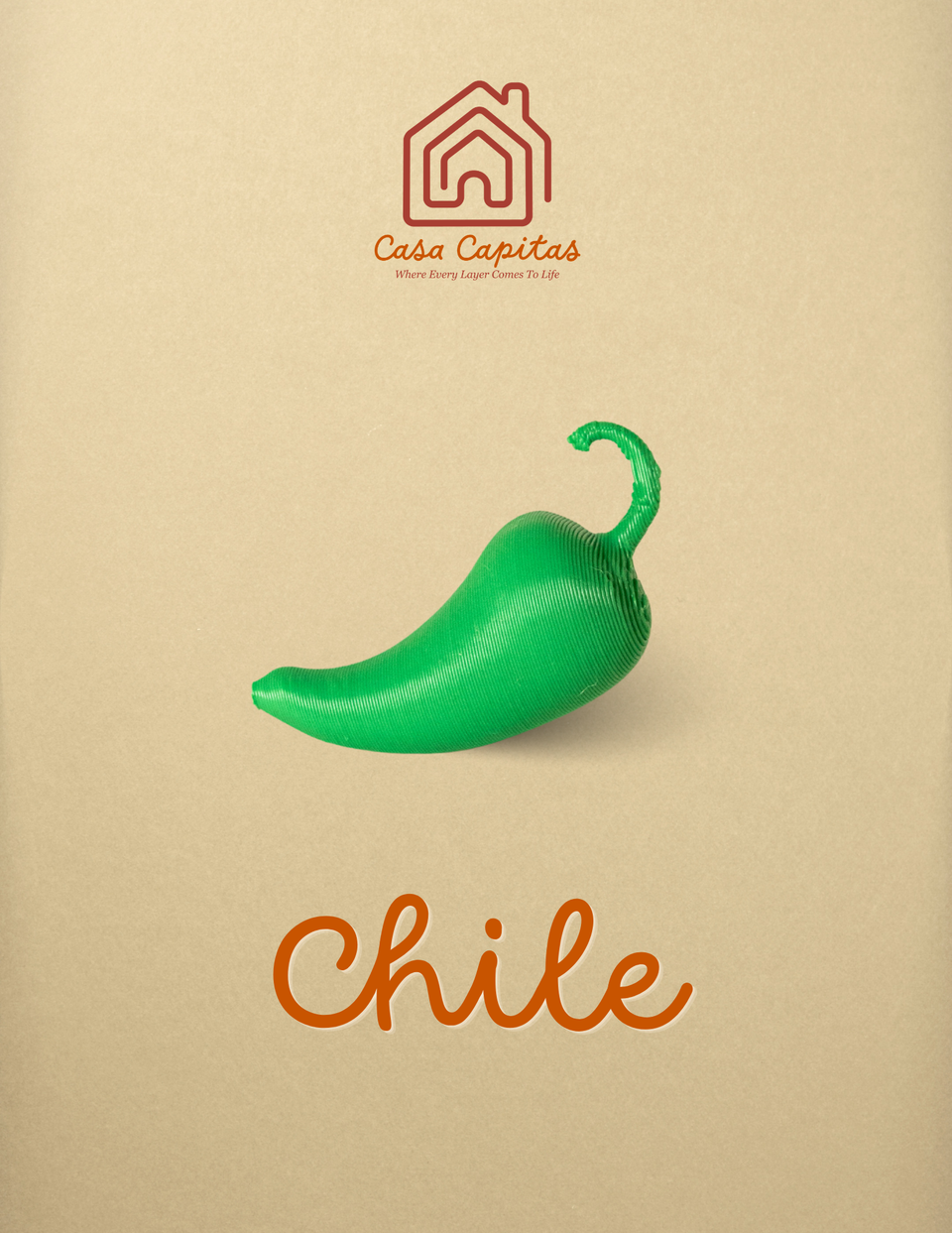 Jalapeño Lotería Fichas - Set of 50