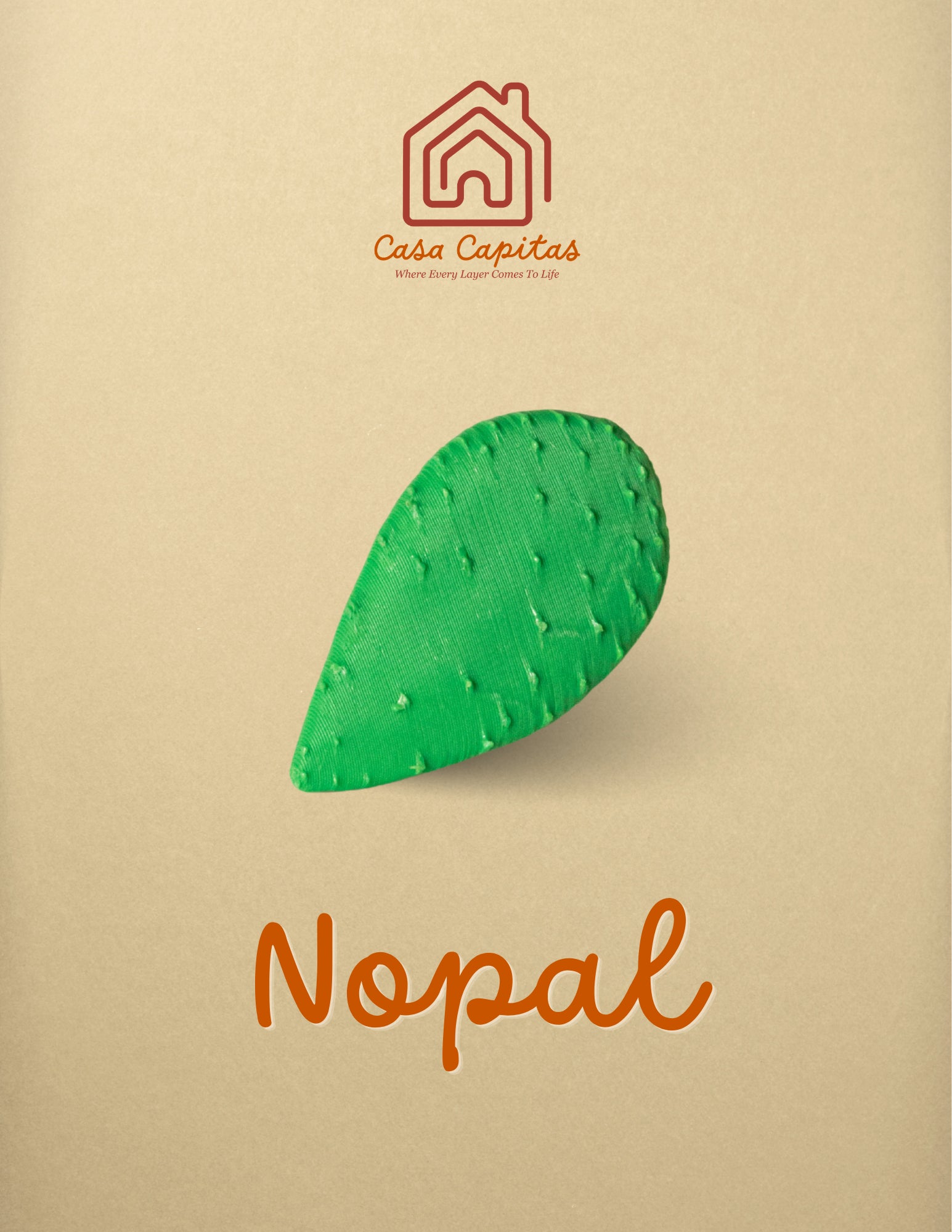 Nopal — Casa Capitas 3D-printed ficha