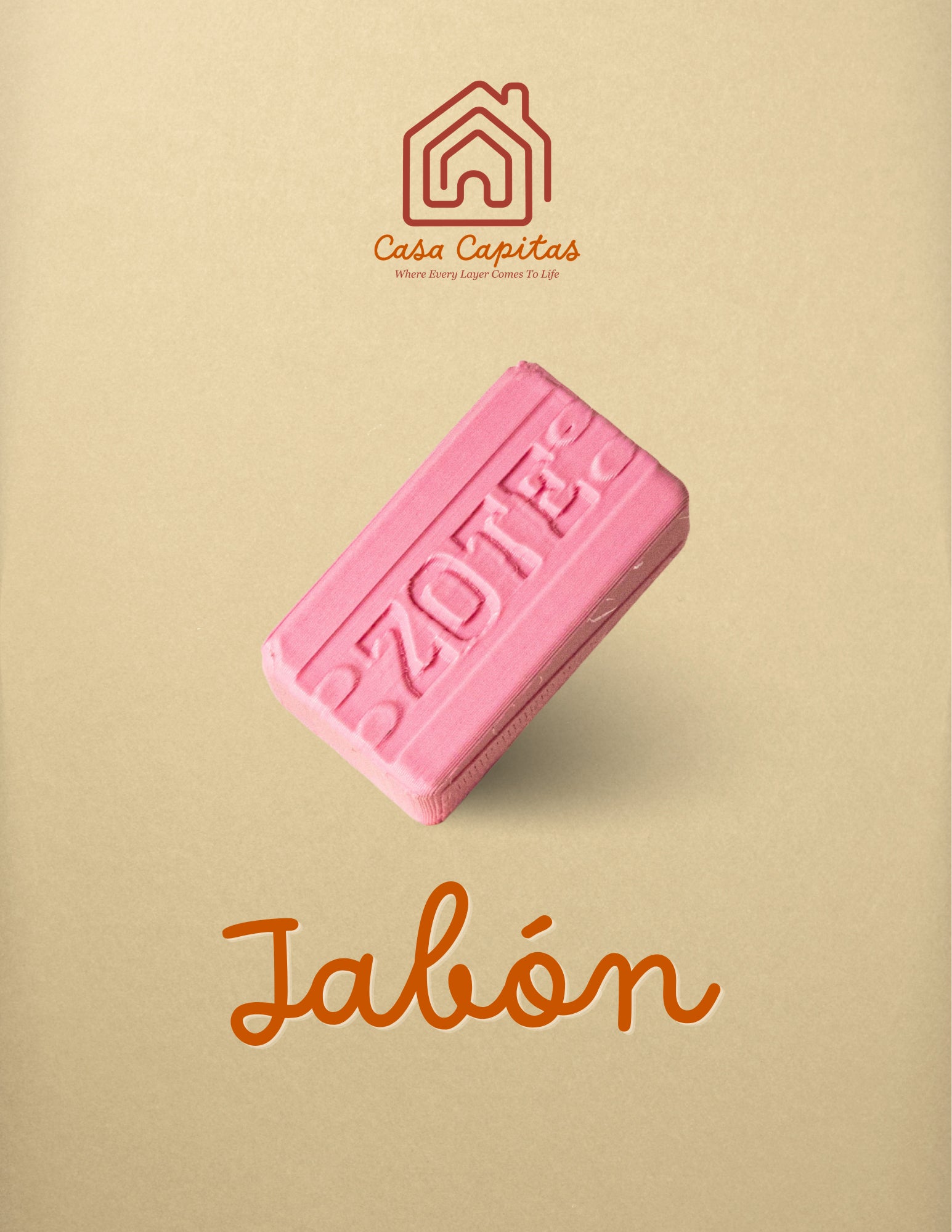 Jabón Zote — Casa Capitas 3D-printed ficha