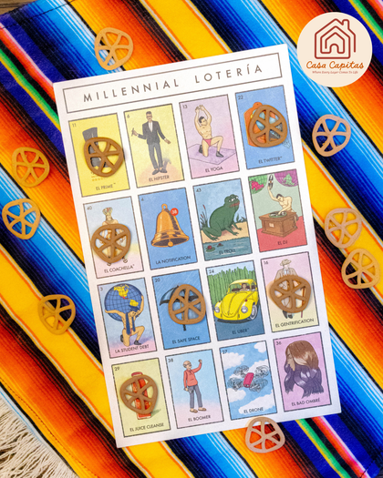Chicharrón Lotería Fichas - Set of 50