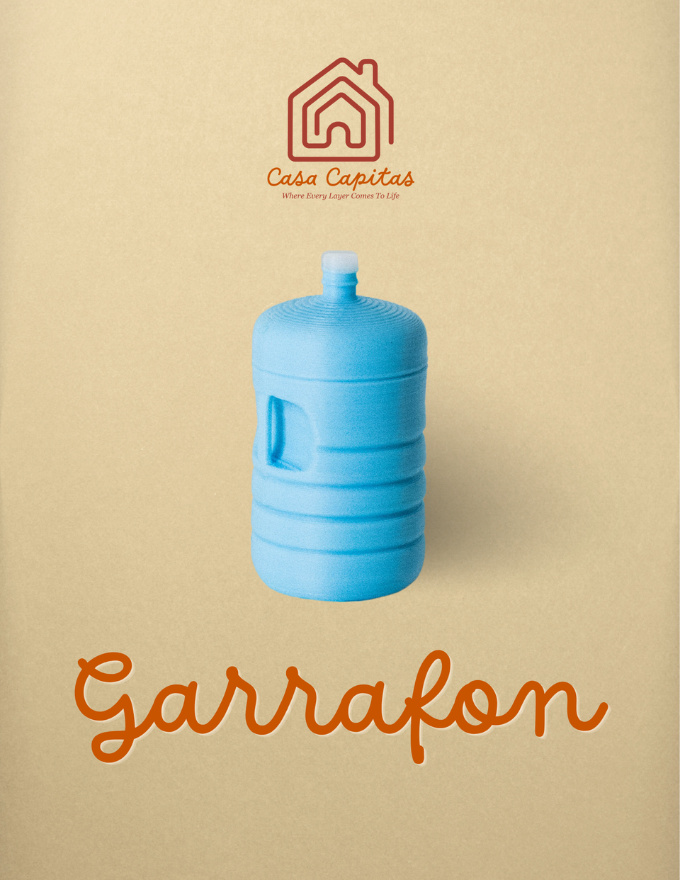 Garrafón Lotería Fichas - Set of 50